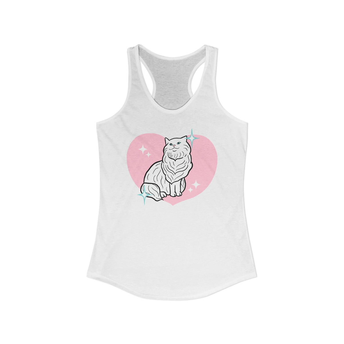Persian Cat Statue Tank Top