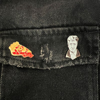 David Lynch Lapel Pin | Glow in the Dark | Twin Peaks
