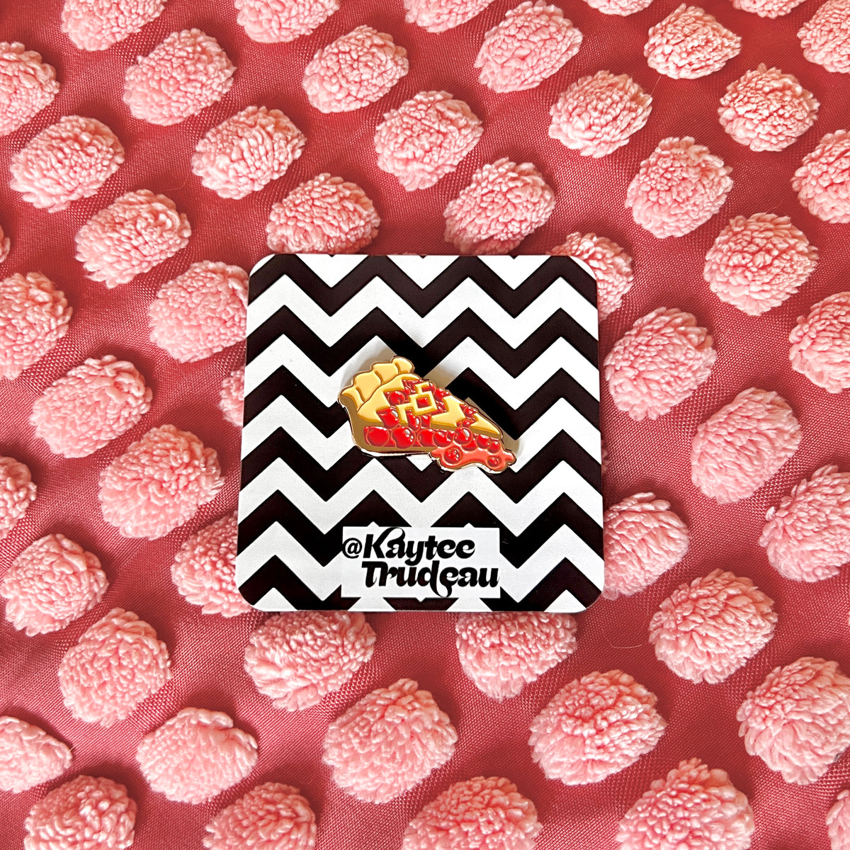 Owl Cave Cherry Pie Lapel Pin | Twin Peaks