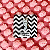 David Lynch Lapel Pin | Glow in the Dark | Twin Peaks