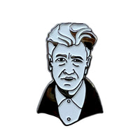 David Lynch Lapel Pin | Glow in the Dark | Twin Peaks