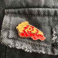 Owl Cave Cherry Pie Lapel Pin | Twin Peaks