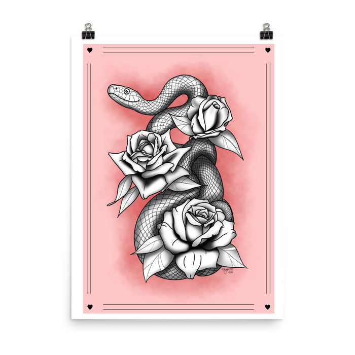 Rose Hiss Print